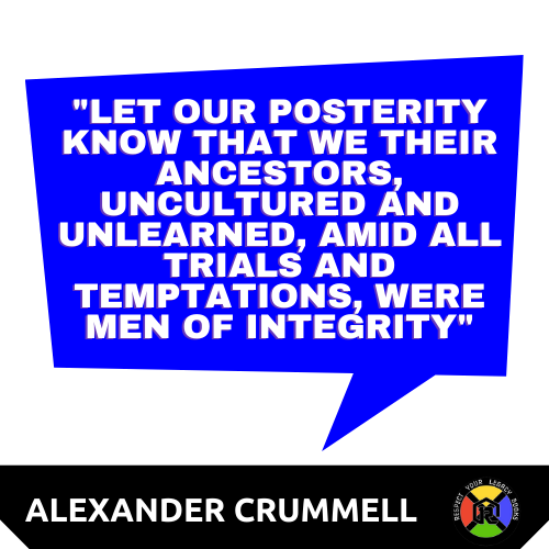 Alexander Crummell Quote